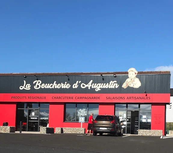 Devanture de La Boucherie D'augustin, Saint-Maurice-de-Lignon